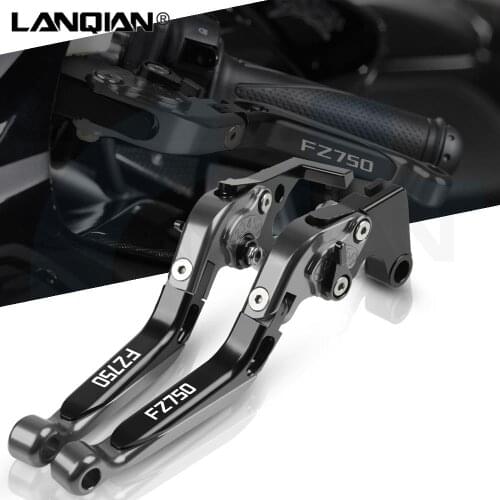 For Yamaha FZ750 Motorcycl Aluminum Adjustable Extendable Foldable Brake Clutch Levers FZ750 FZ 750 1985 1986 1987 1988 Parts