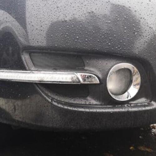 For Nissan Teana 2008 2009 2010 ABS Chrome Car Front Bumper Fog Light Fog Lamp Foglights Decoration Cover Garnish Trim