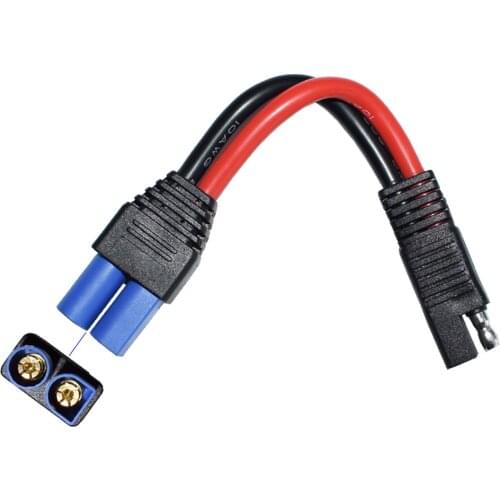 EC5 Male Plug Connector to SAE Power Automotive Adapter Cable Wire 10AWG 15cm