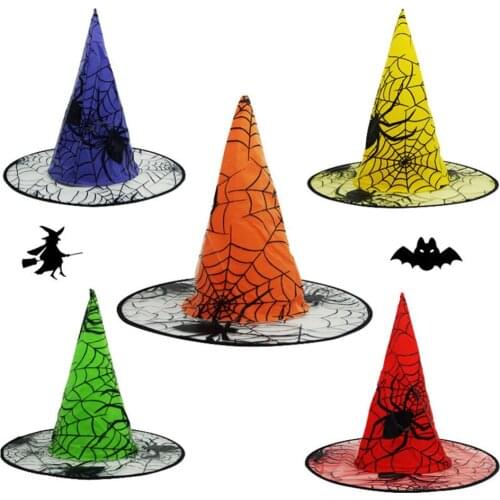 Halloween Witch Hat Costume Props Wider Reliable Adult Womens Black Witch Hat Headbands Supplies Festival Dressing