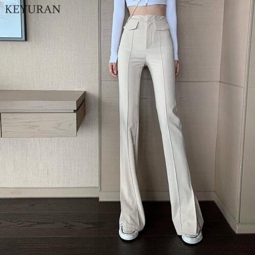KEYURAN Women's High Rise Pants