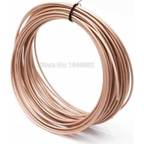 1 meters 3.28ft RG316 Brown cable Wires RF coaxial Cable 50 Ohm for Connector Shielded Cable DIY