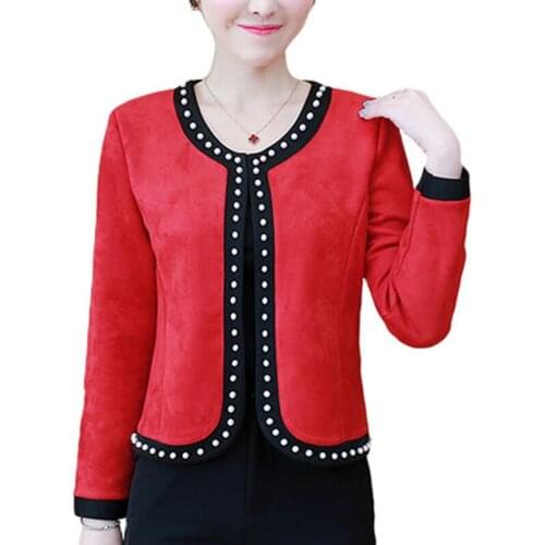 Short Jacket Female Hot Sale 2021 New Spring Wild Womens Jacket Small Suit Shawl Fragrance Shirt Female W564