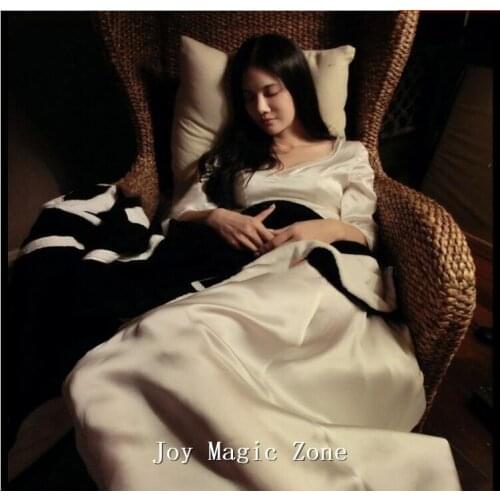 Yomrzl A189 new arrival summer daily womens nightgown v-neck sleep dress royal princess long sleeve sleepwe