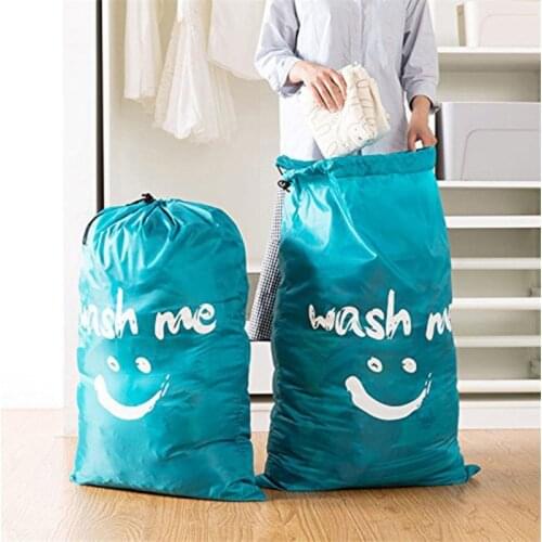 Multi-functional Laundry Organizer Travel Dirty Clothes Storage Bag With Drawstring Closure Garment Vacuum Bags For Clothes