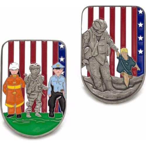 Custom coins cheap customized Zinc Alloy 3D Enamel Award Coin