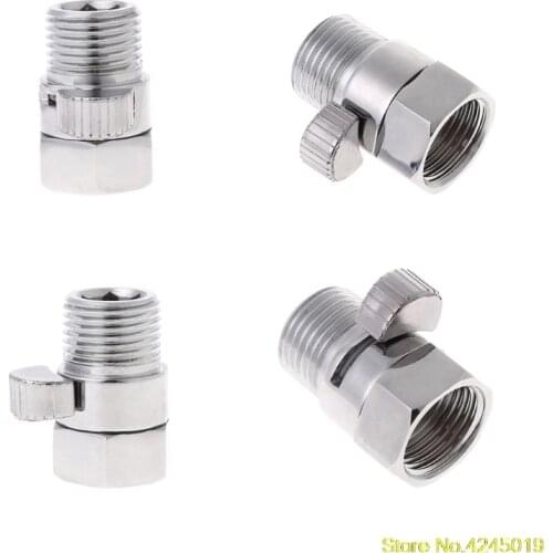 High quality Full Brass G1/2" Flow Quick Control Shut-OFF Valve For Shower Head Hand Water Saver New