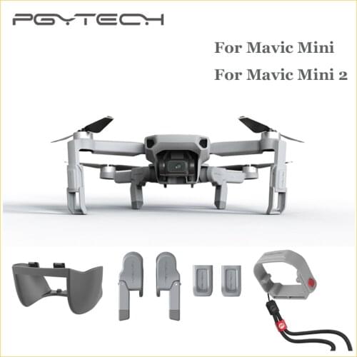 PGYTECH DJI Mavic Mini 2 Landing Gear Lens Hood CoverPropeller Holder for DJI mavic mini/mini 2 accessories in stock