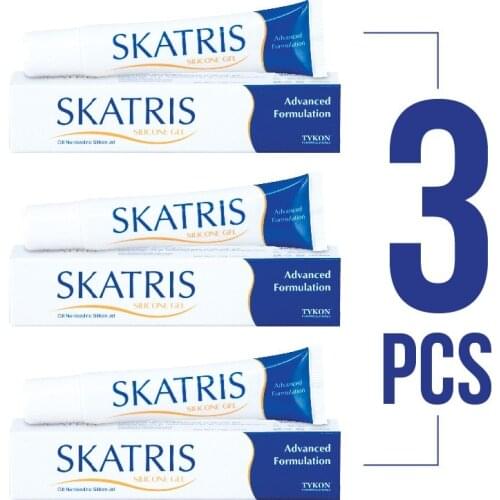 SKATRIS SILICONE GEL Surgery, C-section and Acne Scars (3 PIECES)