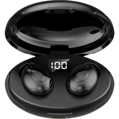 T5 TWS Bluetooth 5.0 Wireless Waterproof LED Display Noise Reduction Earphones for iPhone Xiaomi Supports Smart-touch Operation