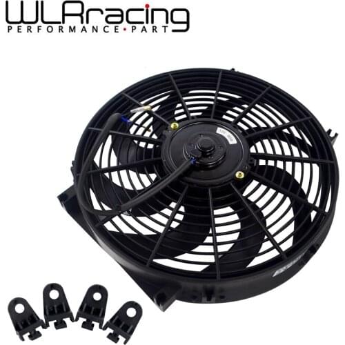 WLR - 14 Inch Universal 12V 80W Slim Reversible Electric Radiator AUTO FAN Push Pull With mounting kit Type S 14" WLR-FAN14
