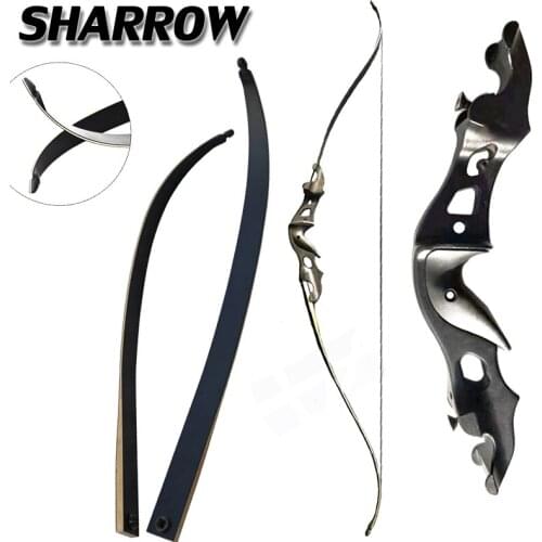 1Set Archery 58 Inches Hunting Bow 20-55 Lbs Recurve Bow Aluminum Longbow Hunting Shooting Game Sports Bow And Arrow Accessories
