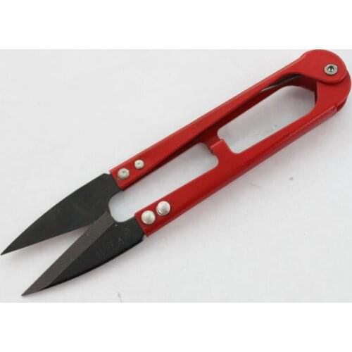 12 PCS Red Cutting Sewing Scissors Knives Jewelry Tool #22837