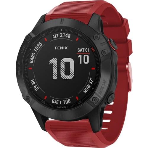 26 22 20MM Watchband for Garmin Fenix 6X 6 6S 5x 5s 5 Forerunner 935 945 Watch Quick Release Silicone Easyfit WristBand Strap