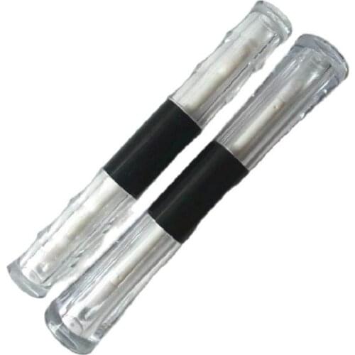 4ML 40pcs/lot New Arrival Double-edge Lip Gloss Clear Tube, DIY Plastic Liquid Lipstick Refillable Container, Lip Beauty Tool