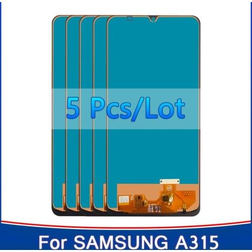 5PCS 100%Tested TFT incell LCD For Samsung A31 A315 A315F LCD Display Touch Screen Digitizer Assembly for samsung A31 Display
