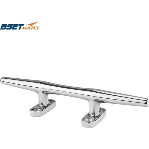 6"8"10" Marine Grade stainless steel 316 heavy duty hollow open base Cleat bollard Boat Dock Deck Rope Cleat marine Accessories