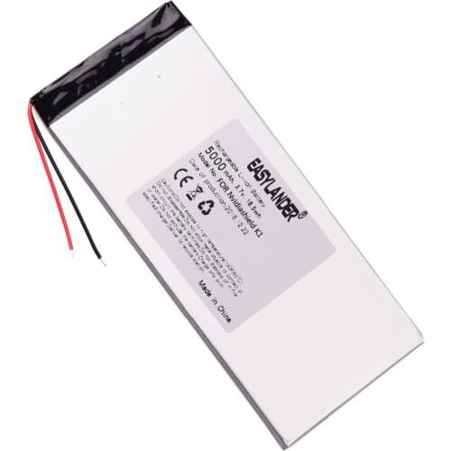 Easylander 3.7V 3.8v 5000mah For Nvidiashield K1 8'' Tablet Battery 150*65*3.5mm shield K1 PLEASE READ DESCRIPTION