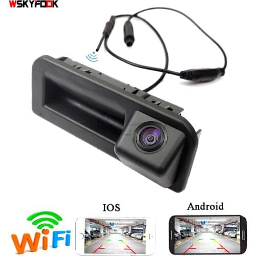 APP WIFI HD smart reverse camera for Audi Q2 Q5L A5 Skoda karoq KODIAQ Cayenne trunk handle fit Android IOS Device