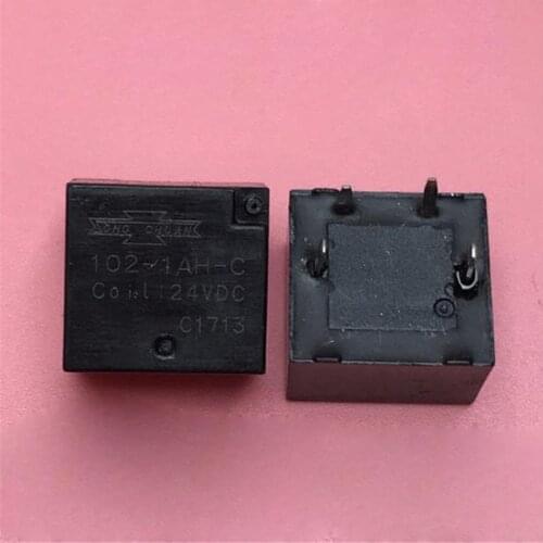 Car auto 24VDC relay 102-1AH-C 1021AHC 102 1AH C 24VDC DC24V 4PIN