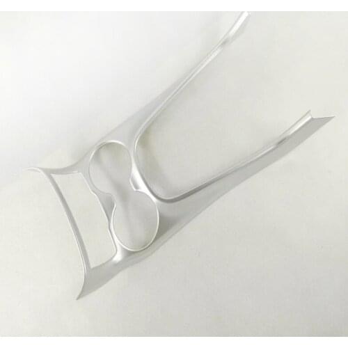 Car Styling Interior Gear Box & Water Cup Holder Frame Cover For Jeep Cherokee 2014-2017