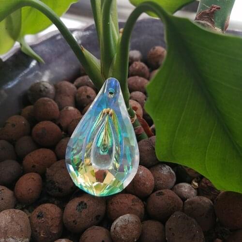 Camal 10pcs 50mm AB Colorful Drop Crystal Prisms Pendant Chandelier Suncatcher Rainbow Hanging Ornament Home Decor Lighting Lamp