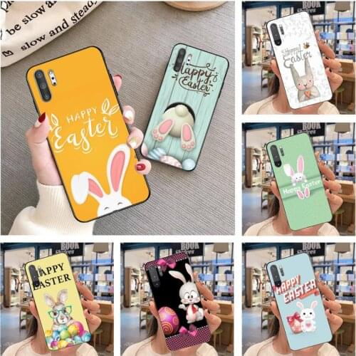 Lovely Easter Bunny Easter Eggs Phone Case For Samsung Galaxy Note20 ultra 7 8 9 10 Plus lite Samsung M21 M31S M30S M51
