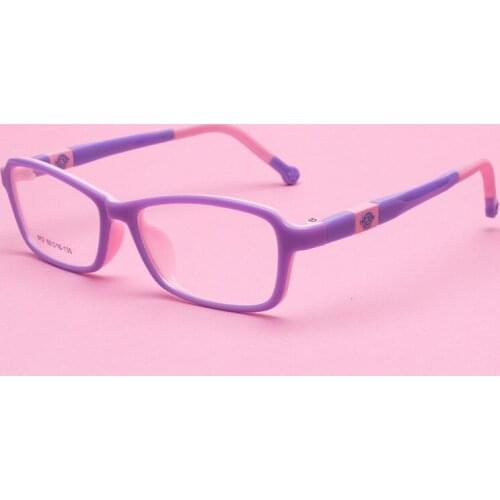 Childrens Glasses Frame Comfortable Soft Silicone Frame Student Yellow Glasses Frame Blue Black Glasses 72