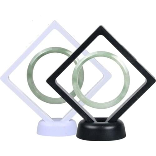 Jewelry Display Bracelet Display Ring Earring Display Box Stand Jewelry Storage Case 3D Photo Display 4.33*4.33inch