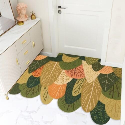 Welcome Mat Forest Indoor Outdoor Front Door Rug Bathroom Mats Entrance Doormat Large Carpet Non Slip Rubber Back Low Profile