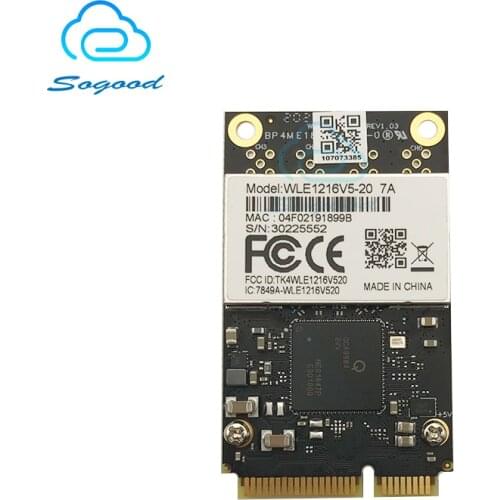 WLE1216V5-20 Industrial grade Mini PCIe wireless module QCA9984 4X4 MIMO 5GHZ 802.11AC WAVE 2 80 + 80MHZ U.FL MMCX connector
