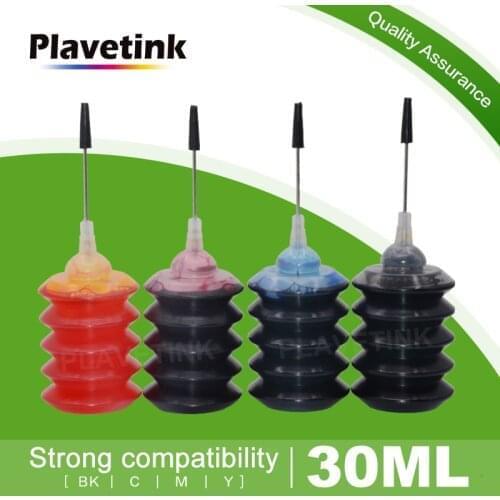 Plavetink 30ml 4 Color Dye Ink For Printer Refil Ink Kits for Epson T1281 T0921 T0731 T1631 T0631 T0711 T1811 T1971 Cartridges