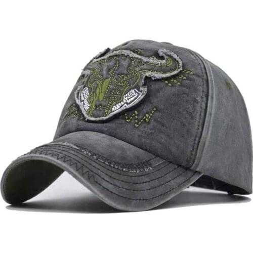 2021 Summer Cotton Mens Caps Animal Baseball Cap Retro Outdoor Sport Caps Women Bone Curved Fitted Washed Retro Dad Hats Gorras