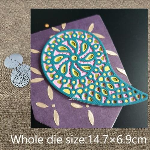 XLDesign Craft Metal Cutting Dies stencil mold 4pcs overlapping frame scrapbook Album Paper Card Craft Embossing die cuts