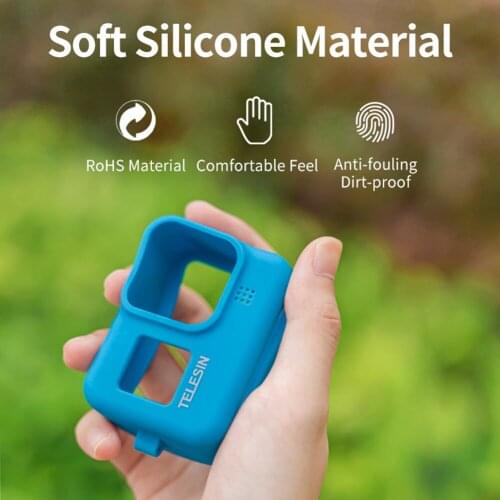 Multifunctional Sport Camera Protective Case Silicone Skin Sleeve Cover Strap Shell Skin Lens Cap for GoPro Hero 8