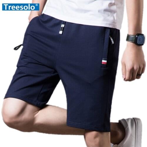 Treesolo Newest Summer Casual Shorts Men Cotton Fashion Style Solid Men Shorts Bermuda Beach Shorts Plus Size 5xl Short For Male