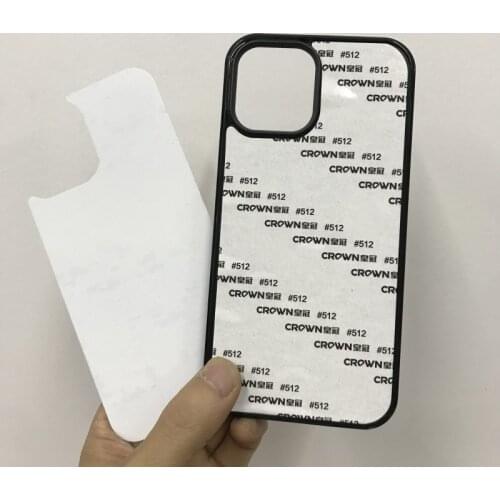 Sublimation Blanks 2D Phone Case 5pieces Covers Soft Rubber Anti-Slip Phone Case Compatible with iPhone 12/12 Pro 11 XR XS 11