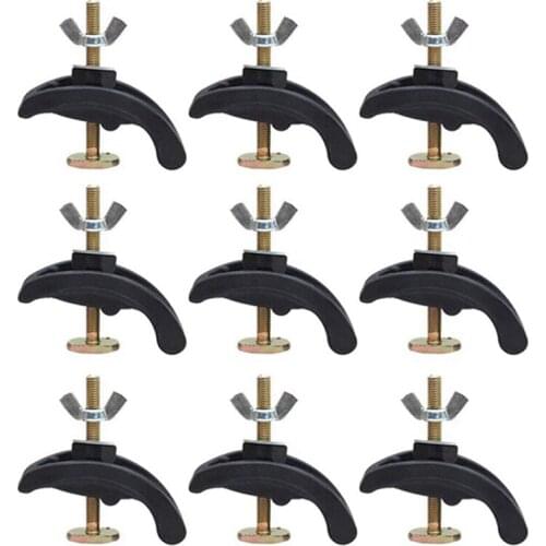 New 9Pcs 85mm CNC Milling Engraving Machine Parts Press Plate Clamp Fixture Fastening Platen Router for T-Slot Working Table