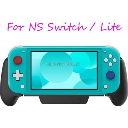 For NS Lite Host Charging and Cooling Grip with Bracket for NS Switch Stretch Handle with Card Slot Diamond Cap