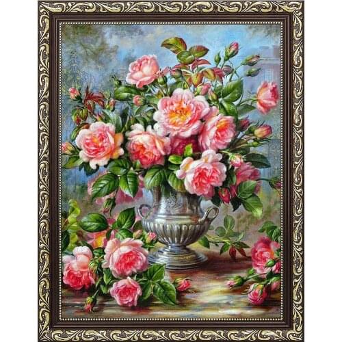 Full Square/Round Diamond Painting Flower Diamond Embroidery Mosaic 5D DIY Home Decor Cross Stitch Kits