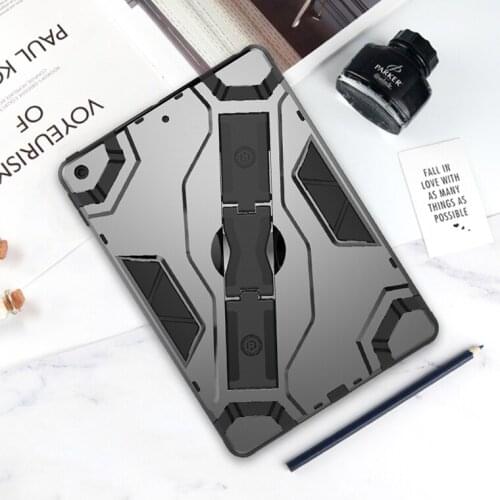 Shockproof Armor Case For iPad 7th 10.2 2019 A2198 Case Hard Heavy Protective Rugged Duty Tablet Stand Case Cover