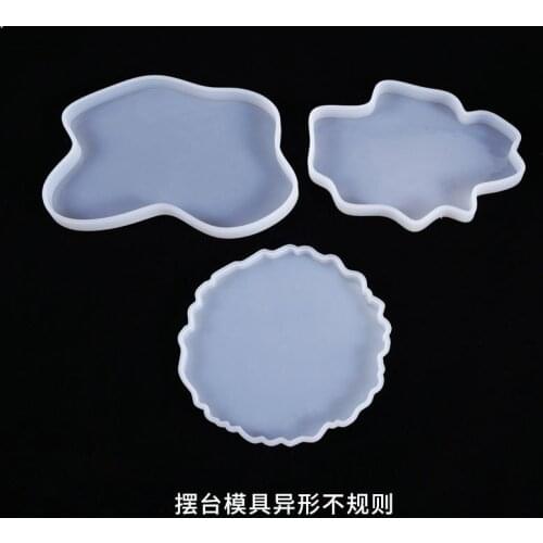 DIY Crystal Drop Mold Table Irregular Coaster Decoration Mold Special Shaped Silicone Mold Molds