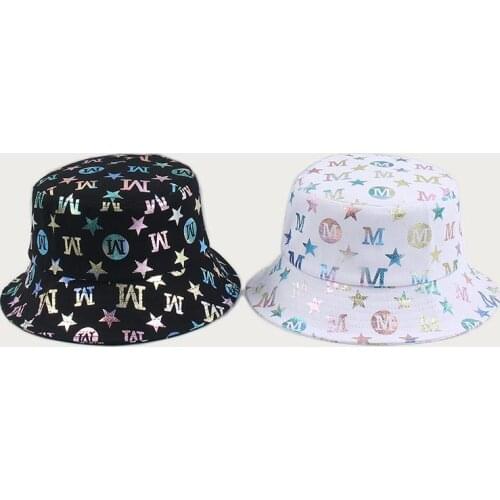 Fisherman Hat Womens Summer Outdoor Hiking Hat Versatile Letter Bucket Hat Foldable Sun Protection Hat Unisex Panama Bob Cap