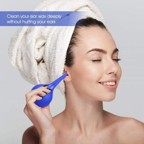 New Silicone Suction Ear Washing Syringe Squeeze Bulb Ear Care Clean Tool Lab Laboratory Tools Vacuum Blower