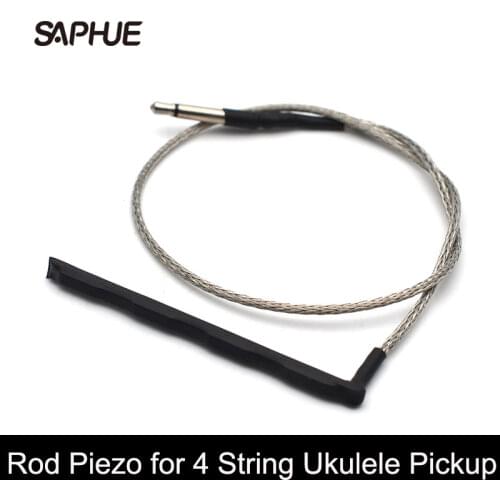 Rod Piezo 4 String Ukulele Pickup Instrument Pickup with 2.5 Jack Open or Sealed