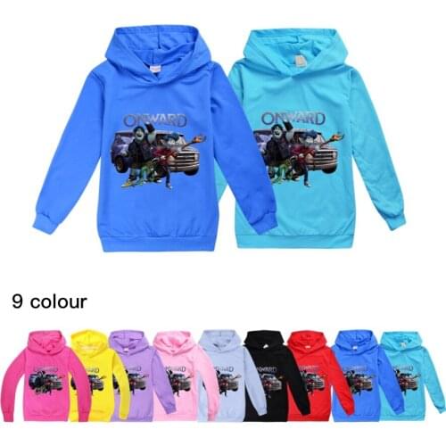 Spring Baby Boy Hoodies Children Clothing Kid Girl Casual Sport Anime Movie Onward Print Jacket Sweatshirts Long Sleeve T Shirts