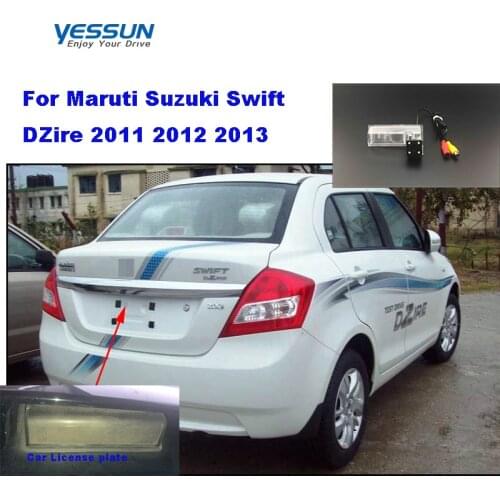 Yessun Car Rear View Camera Waterproof For Maruti Suzuki Swift DZire 2011~2013 HD CCD Night Vision rear camera