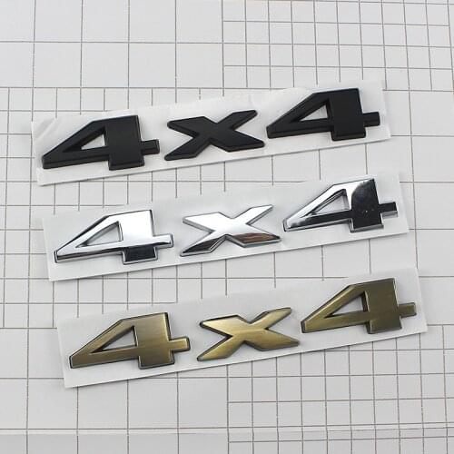 1 Pcs 3D Metal Sticker 4WD Emblem 4X4 Badge Decal Car Styling for Honda CRV Accord Civic Suzuki Grand Vitara Swift SX4 Sticker