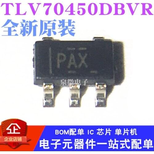 20PCS TLV70450DBVR PAX SOT23-5