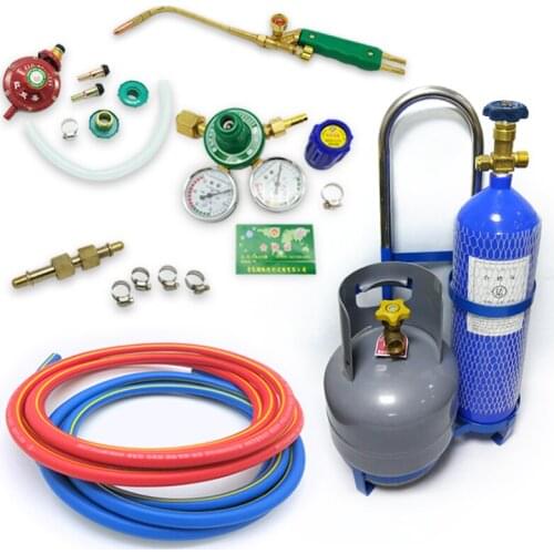 4L portable welding torch set refrigeration tool air conditioning welding small maintenance copper pipe welding gun